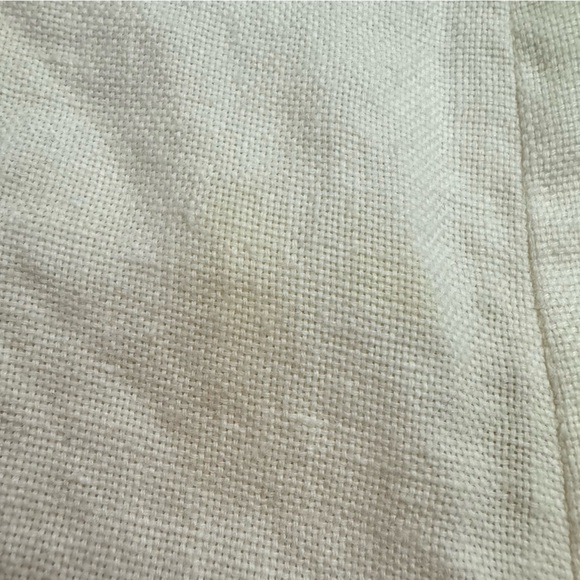 Ralph Lauren 💯 %Linen wide straight leg Pants size 18 with inseam 25. Vacation - Picture 10 of 14